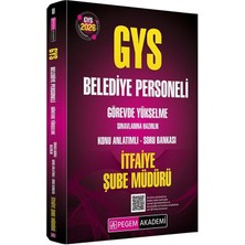 Data Yayınları Pegem 2026 Gys Belediye Personeli Itfaiye Şube Müdürü Konu Anlatımlı Soru Bankası Görevde Yükselme Pegem Akademi Yayınları