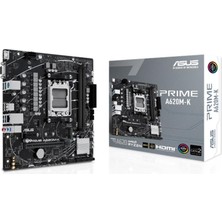 Tuba Toptaş Asus Prıme A620M-K Ddr5 6400MHZ 1xvga 1xhdmı 1xm.2 USB 3.2 Matx Am5 (Amd Am5 9000/8000/7000 Serileri Ile Uyumlu)