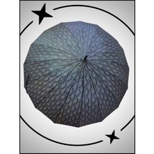 Rubenis Şık 16 Telli Otomatik Baston Şemsiye, Dayanıklı ve Kullanışlı Tasarım