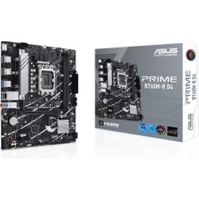 Tuba Toptaş Asus Prıme B760M-R D4, 2xddr4, 2x M.2, Hdmı, 12-13-14.nesil, LGA1700 Soket, Anakart