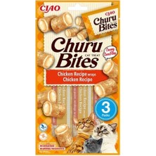 Inaba Ciao Churu Bites Tavuk Sargılı Kedi Ödül Maması 3 x 10 gr