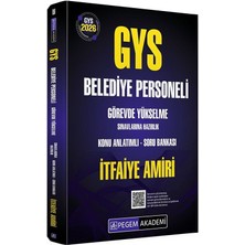 Data Yayınları Pegem 2026 Gys Belediye Personeli Itfaiye Amiri Konu Anlatımlı Soru Bankası Görevde Yükselme Pegem Akademi Yayınları