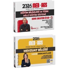 Anla Kazan Yayınları Yeni Ags - Hoca Kafası 2026 Meb-Ags Eğitim Bilimleri Konu + Mevzuat Bilgisi Video Ders Notları 2 Li Set - Mevlüt Gündüz, Esra Özkan Karaoğlu Hoca Kafası Yayınları