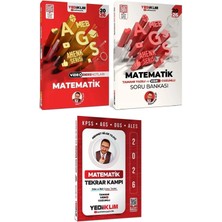 Anla Kazan Yayınları Yediiklim 2026 Meb-Ags Sayısal Yetenek-Matematik Video Ders Notları + Soru Bankası + Tekrar Kampı 3 Lü Set Ahenk Serisi - Mehmet Bilge Yıldız Yediiklim Yayınları
