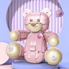 Kiddico Toys Jaki Yapı Blokları Pembe Ayı 733 Parça