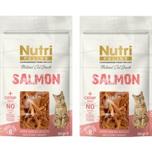 Nutri Feline Salmon Somonlu Tahılsız Kedi Ödülü 50 Gr. x 2 Adet