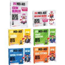 Anla Kazan Yayınları Yeni Ags Sistemi - Indeks Akademi 2026 Meb-Ags Tüm Dersler Ders Notları 6 Lı Set Indeks Akademi Yayıncılık