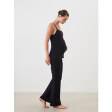 Lc Waikiki Yeni Sezon Beli Lastikli Karın Panelli Hamile Pijama Altı
