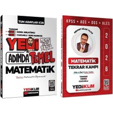 Anla Kazan Yayınları Yediiklim 2026 Kpss Dgs Ales Tyt 7 Yedi Adımda Temel Matematik Konu Anlatımlı Soru Bankası + Tekrar Kampı 2 Li Set - Mehmet Bilge Yıldız Yediiklim Yayınları