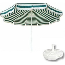 Normadia Renkli Plaj Şemsiyesi ve 20 Litre Su Bidonu Seti, Yaz Keyfi Hediye