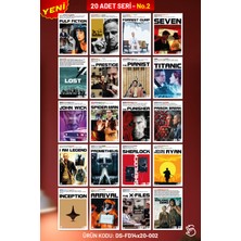 Destina Studio Destinastudio Yabancı Film, Dizi Künye Posterleri Yeni Seri No.2 - 20 Adet - 14X20CM - Pvc Kaplamalı, Yapıştırıcısı Pakete Dahildir.
