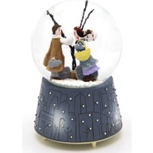 Toptan Perpa Orta Boy Kiş Masali Temali Pilli Kar Küresi