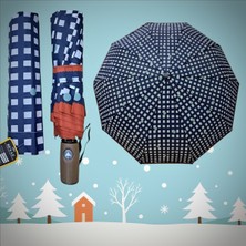 Rubenis Dayanıklı 10 Telli Fiber Gövde Rüzgar Dayanıklı Şemsiye