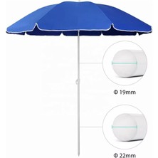 Normadia Katlanabilir Outdoor Piknik ve Plaj Şemsiyesi, Eğik Mekanizma ile Sunulur