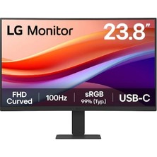 23.8 Lg 24U421A-B Fhd 5ms 100HZ HDMI Usb-C Curved