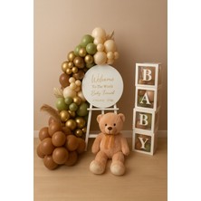 Balonsan Balon Seti 40 Adet ( Krom Altın-Çikolata-Okaliptus-Deniz Kumu)