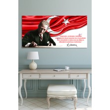 Morfil Sanat Atölyesi Atatürk Mustafa Kemal Makam Kanvas Tablo Resmi Kurumlar Okullara Uygun (7farklı Ölçü)