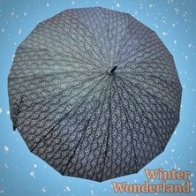 Rubenis Şık 16 Telli Ultra Lüx Premium Otomatik Şemsiye, Dayanıklı ve Zarif Tasarım