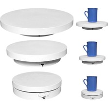 Upway 360° Dönebilen Kumandalı 3 In 1 Ürün Teşhir ve Çekim Standı – 23 cm Tabla Akıllı Salınım Modu