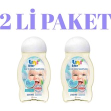 Uni Baby Saç ve Vücut Şampuanı 200 ml X2 – Bebek Şampuanı 2’li Paket, Hassas Ciltler Için, Göz Yakmayan, Paraben & Sls Içermez