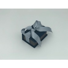 Hayran Kutu Ahşap Kadife Kurdeleli Elit Alyans Kutusu