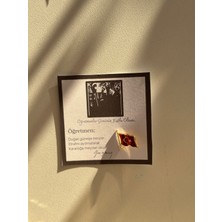 Tüko Store Kartlı Atatürk ve Türk Bayrağı Yaka Rozeti 24 Kasım Öğretmenler Günü Hediyesi Kutulu