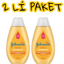 Johnson's Johnson’s Baby Bebek Şampuanı 200 ml X2 | Göz Yakmayan | Hipoalerjenik | Hassas Ciltler Için / 2 Li Paket