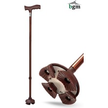 Normadia Yüksek Kaliteli Bronz Renkli Akıllı Denge Bastonu, Güvenli ve Şık