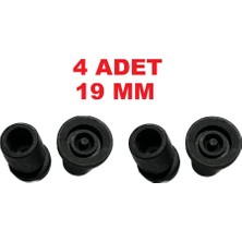 Normadia 4’lü Siyah Kaymayan Asa Baston Kanedyen Lastiği Seti