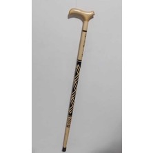 Normadia El Işçiliğiyle Özel Ahşap Oymalı Lüks Baston, Şık ve Zarif Tasarım