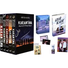 İndigo Kitap Karantina Serisi Seti-5 Kitap Takım- Ciltli Kutulu ve Izler Kalır 2 Kutulu Set Ciltli