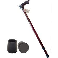 Normadia Ayarlanabilir Alüminyum Baston, 6 Kademeli, 83,5-96 Cm, Dayanıklı ve Hafif