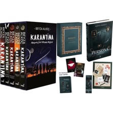 İndigo Kitap Karantina Serisi Seti-5 Kitap Takım- Ciltli Kutulu ve Persona 2 Aydınlık Kutulu Ciltli