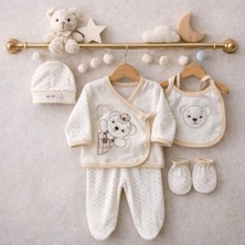 Organik Pamuk 5 Li Yenidoğan Hastane Çıkışı Seti