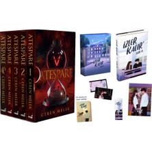 İndigo Kitap Ateşpare 5 Kitaplık Kutulu Set - Ciltli ve Izler Kalır 2 Kutulu Set Ciltli