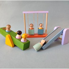 Natur Baby Kids Ahşap Oyuncak Park Seti