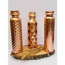 Sabit Bakırcılık Bakır Su Matarası El Yapımı