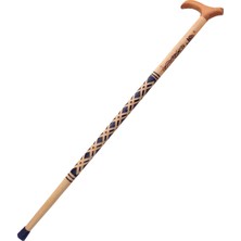 Normadia El Işlemeli Ahşap Baston Seti, Zarif ve Dayanıklı Tasarım