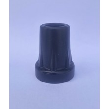 Normadia Kaymaz Baston Kanedyen Lastiği Siyah 18 mm Koltuk Değneği Aksesuarı