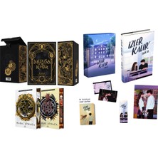 Ephesus Yayınları Medusa'nın Ölü Kumları Iki Kitaplık Set Yan Boyalı ve Izler Kalır 2 Kutulu Set Ciltli