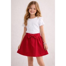 Ugly Duck 06-14 Yaş Fiyonklu Etek - Kırmızı