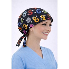 Dr. Mitra Cerrahi Bone Medikal Doktor Hemşire Hastane Bonesi Unisex -Sayı Desen