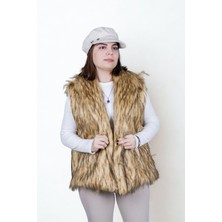 Celiora Style Kadın Suni Kürk Yelek – Astarlı, Hafif, Rahat Kesim, Günlük Şık Tasarım