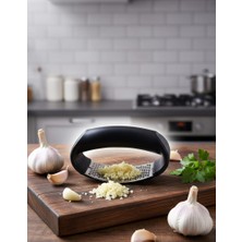 Paslanmaz Çelik Sarımsak Ezici Pres Hazneli