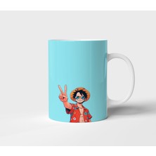 Monkey D Luffy One Piece Anime Tasarım Kupa - Hediyelik Kupa - Baskılı Kupa