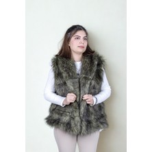 Celiora Style Kadın Suni Kürk Yelek – Astarlı, Hafif, Rahat Kesim, Günlük Şık Tasarım