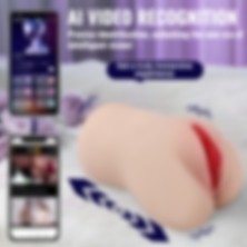 Lilitu Shop Usb'den Manyetik Şarjlı Telefondan Kumandalı Emme ve Güçlü Titreşim Fonksiyonlu Realistik Masturbatör - Eliza