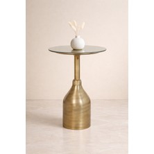 Valda Home Aynalı Roos Eskitme Gold  Sehpa