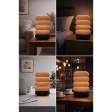 Dreamlayers Aura Dokulu Dekoratif Masa Lambası – Soft Ortam Aydınlatması