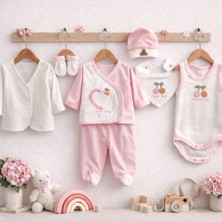 Organik Pamuklu 8 Li Yenidoğan Hastane Çıkışı Seti